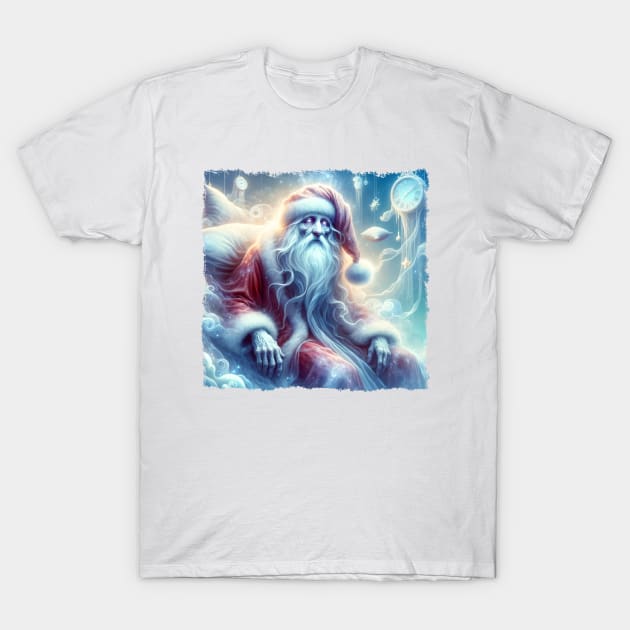 Tired Santa Claus T-Shirt by luwakka